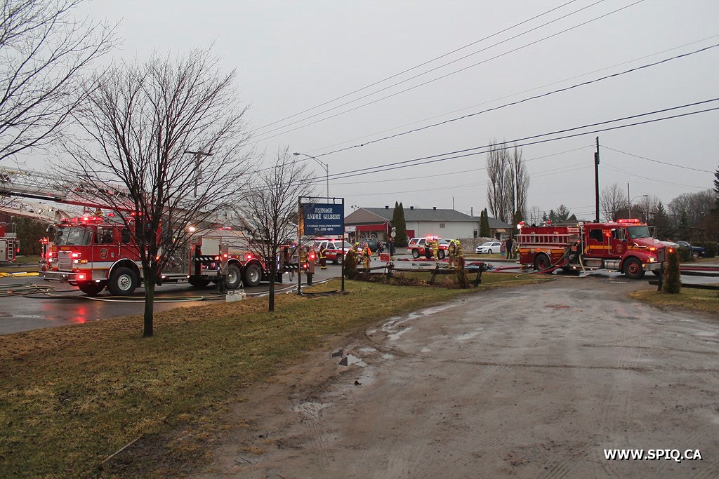 WWW.SPIQ.CA Incendie au 434A Route 138 Ouest à SaintAugustinde